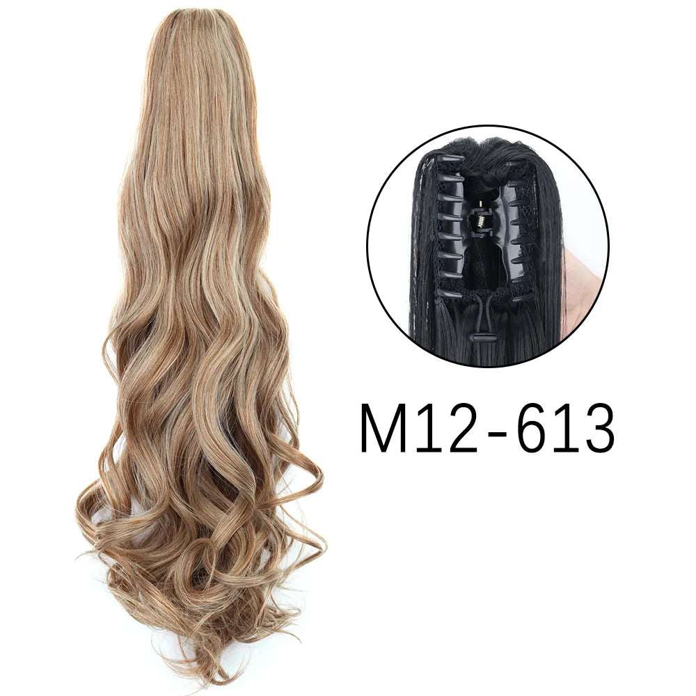 24Inch Heat Resistant Pony Tail Hair M12-613 1 24inches-60cm