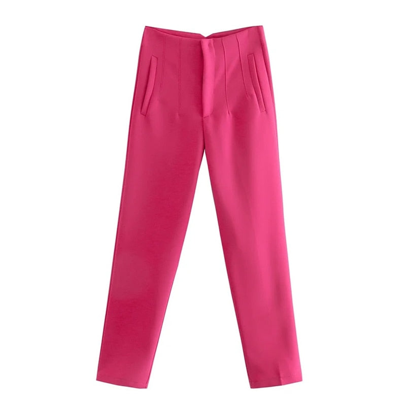 Women Pants 28 Color High Waist Pants