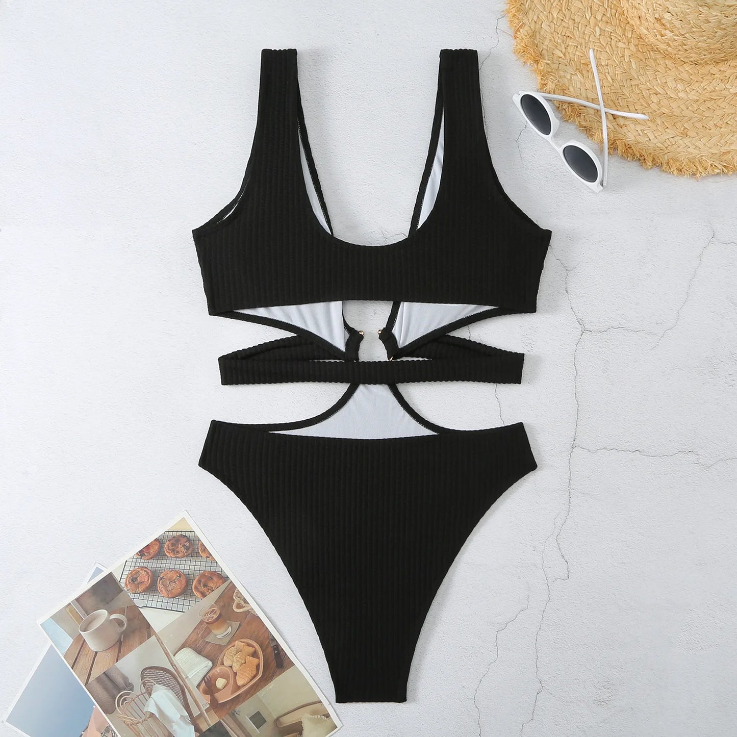 Cut Out One Piece Swimsuit