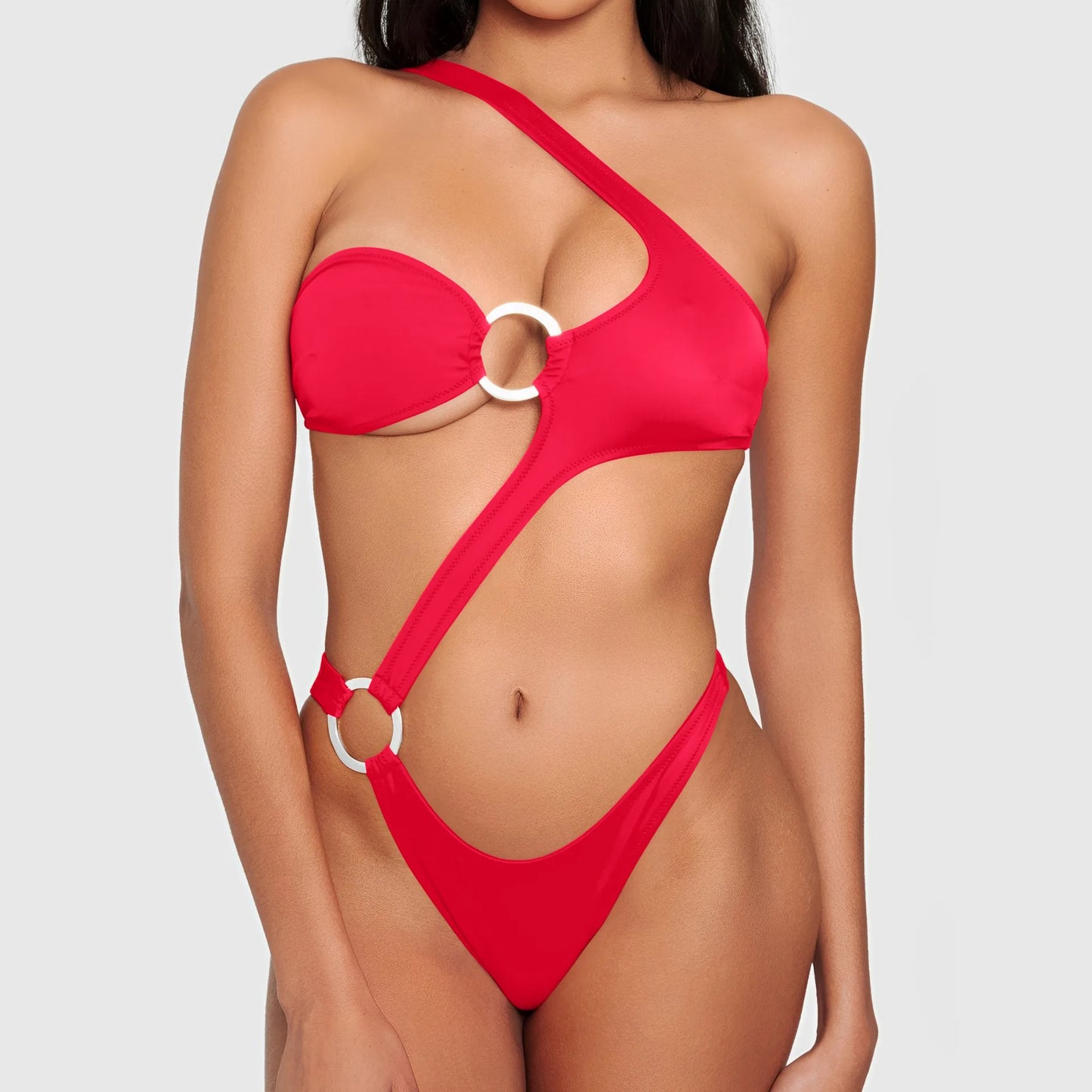 Women's cut out one piece Swimwear