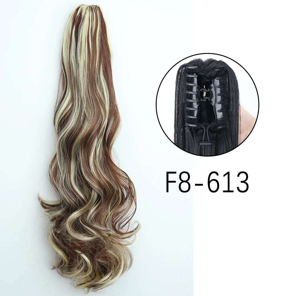 24Inch Heat Resistant Pony Tail Hair F8-613 24inches-60cm