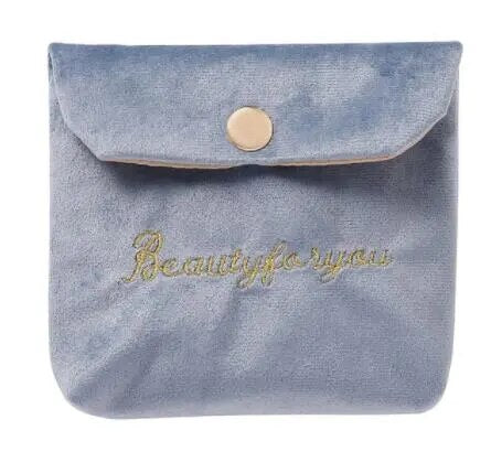 Women Cute Tampon Storage Bag Sky Blue