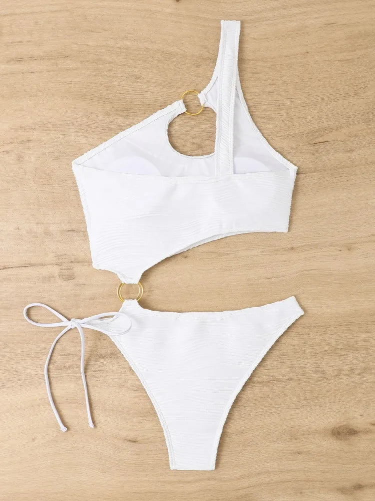 New White Women One Piece Swimsuit