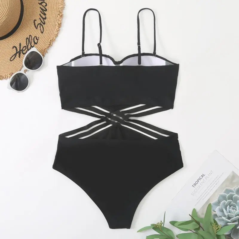 New Black Push Up Swimsuit