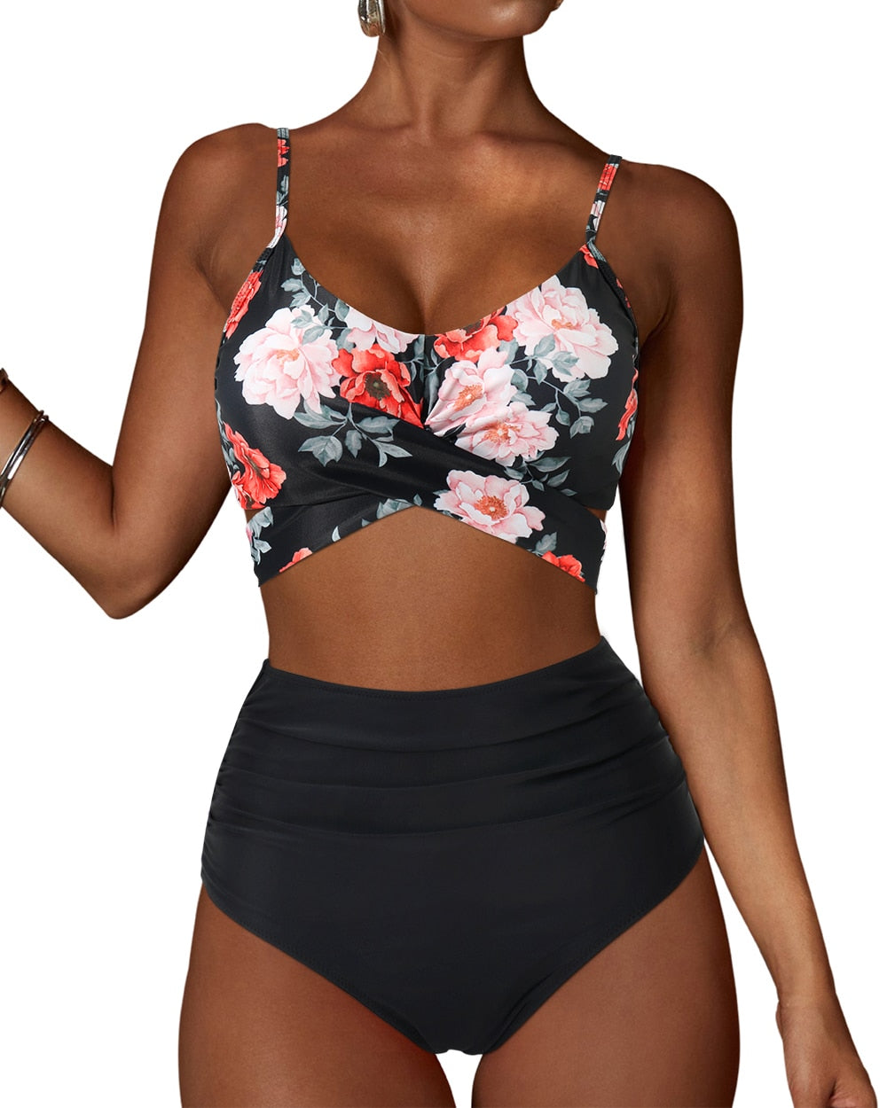 New High Waist Push Up Brazilian Bathing Suits