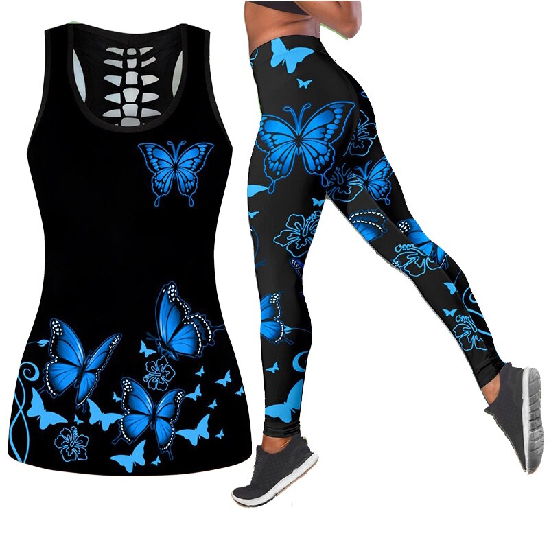 Women Pants Yoga Tank Tops