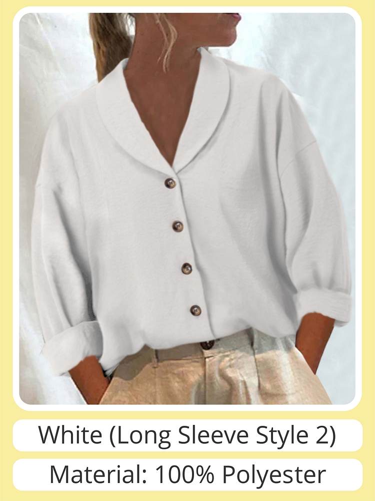 Summer Cotton Linen Blusas Mujer Stylish White Shirt