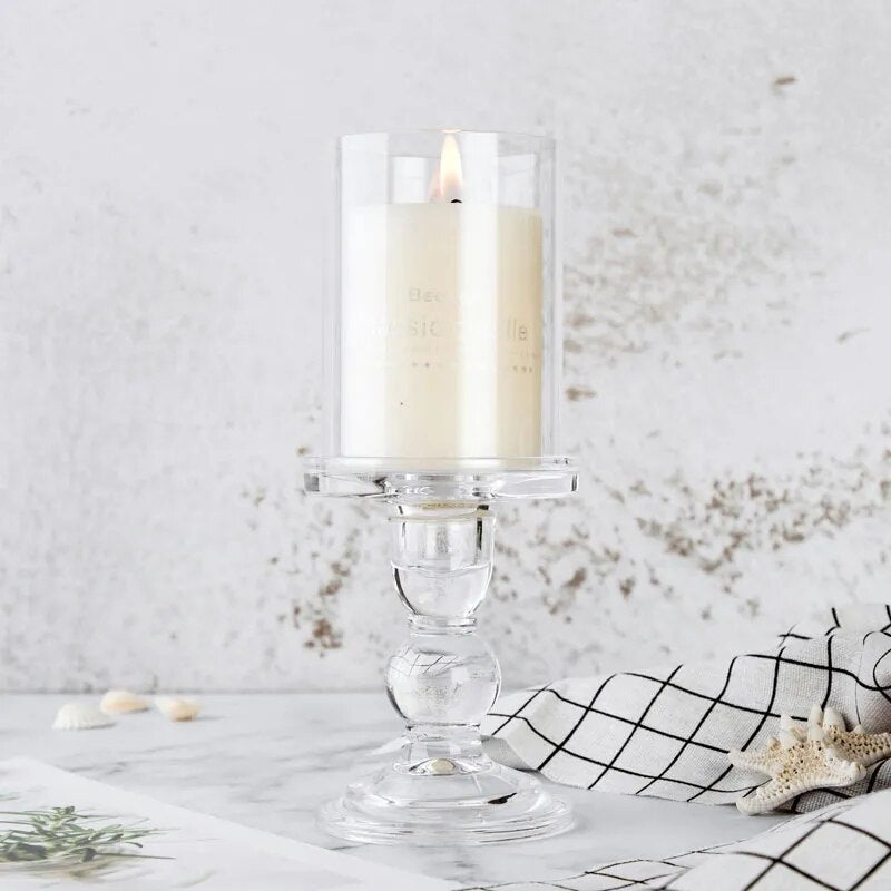 1pc 3.46 / 4.52 / 5.51 in Glass Candle Holders