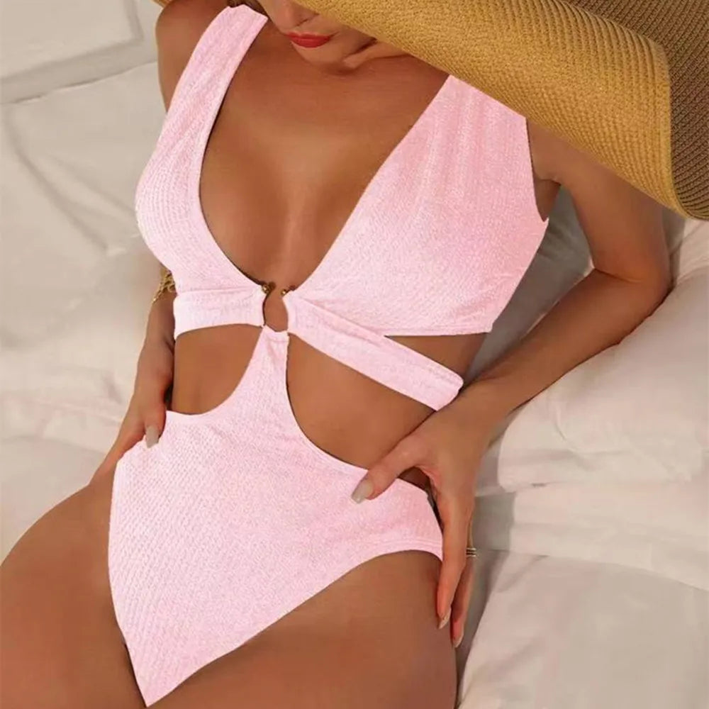 Cut Out One Piece Premium Swimsuit