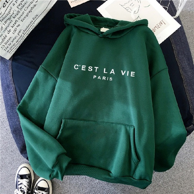 Letter print new hoodie