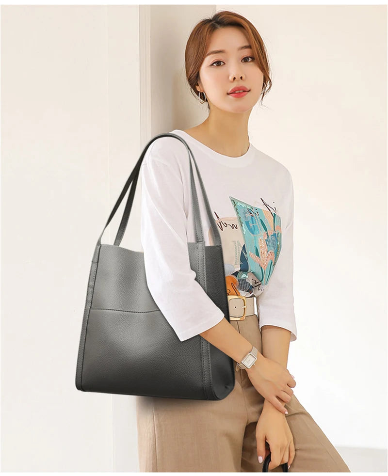 Classic PU Leather Tote bag