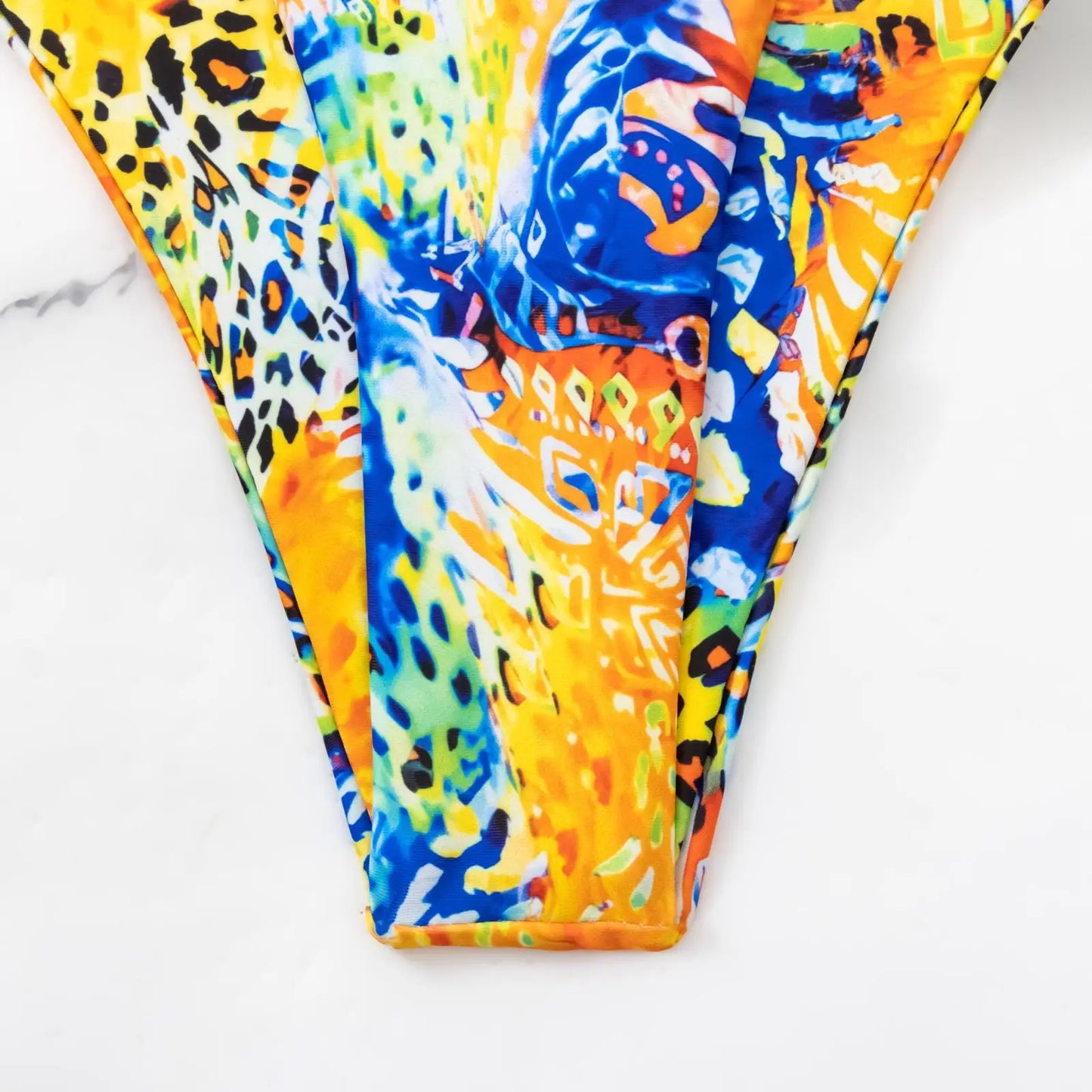 African Print One Piece Swimsuit