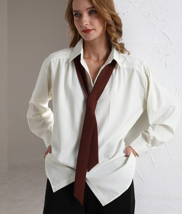 Minimalist Long Sleeve Button Up Shirt