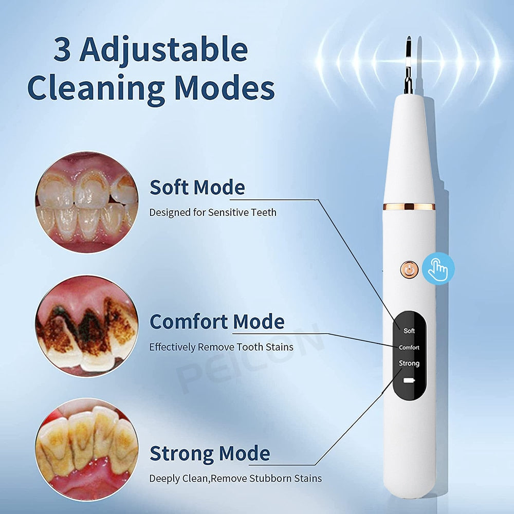 Electric Sonic Teeth Plaque Reliable Cleaner
