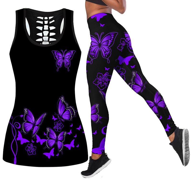 Women Pants Yoga Tank Tops