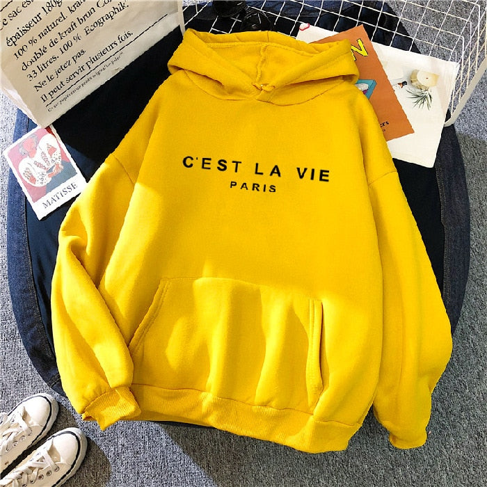 Letter print new hoodie