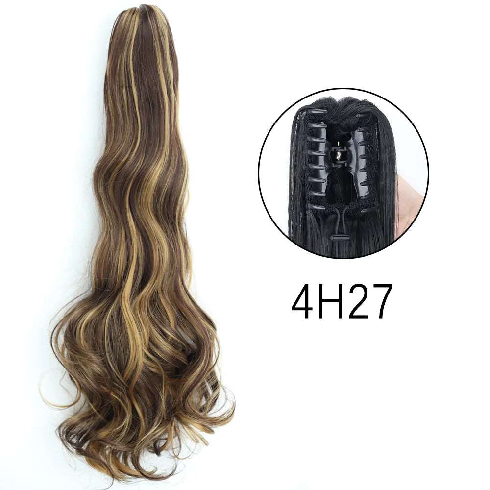 24Inch Heat Resistant Pony Tail Hair 4H27 1 24inches-60cm