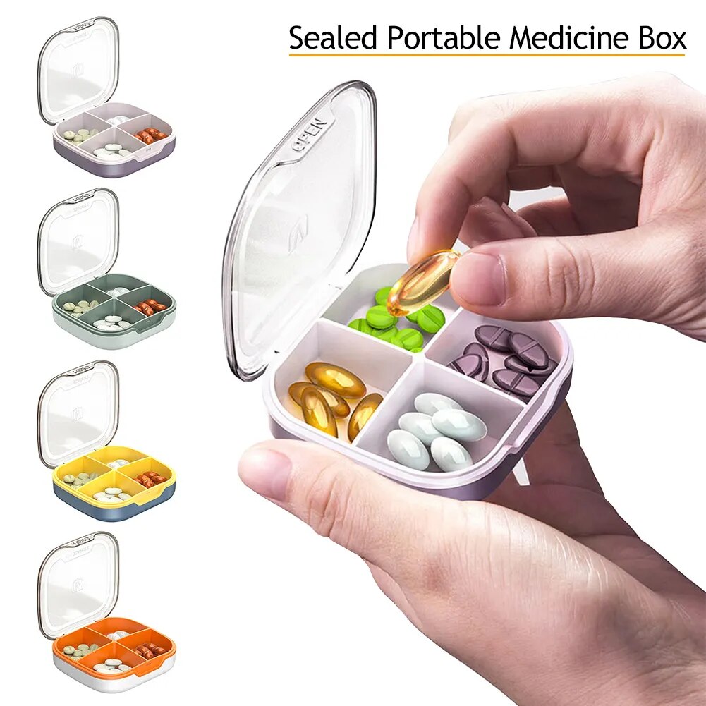 New Organizer Moisture Proof Pills Plastic Box