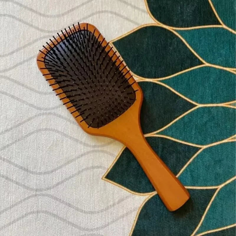 Wooden square Hair brush