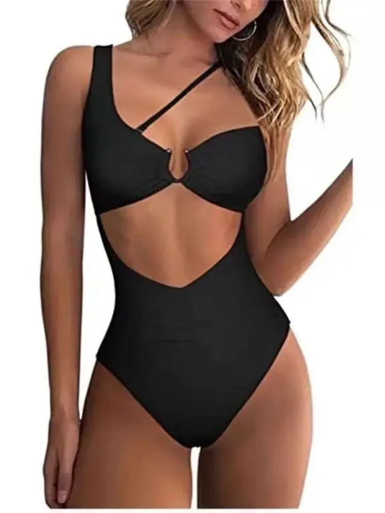 Women Bandeau One Piece Swimsuit