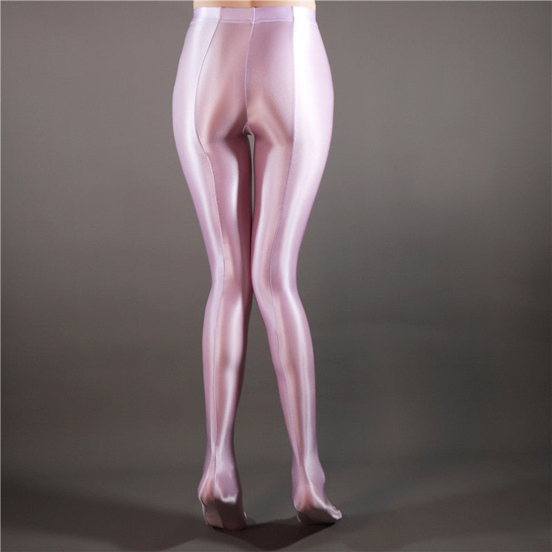 NEW Glossy Opaque Leggings lilac