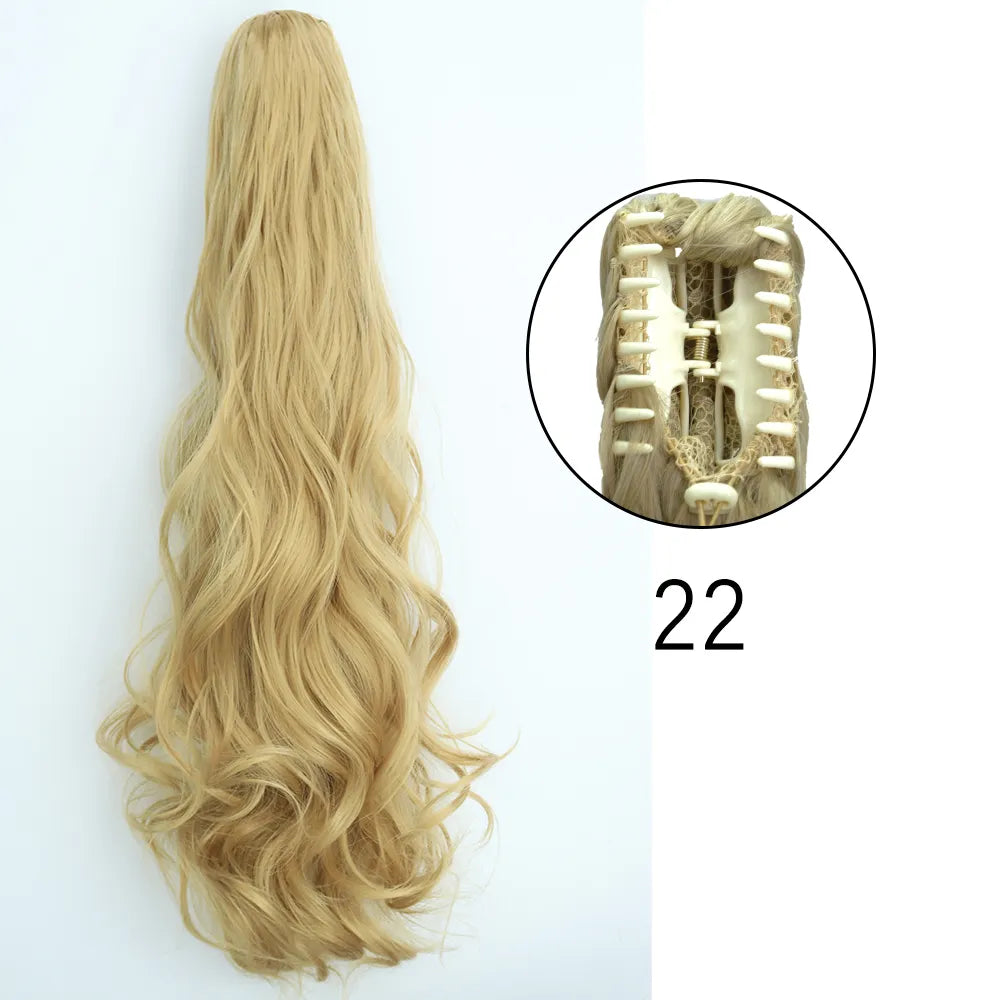 24Inch Heat Resistant Pony Tail Hair 22 1 24inches-60cm