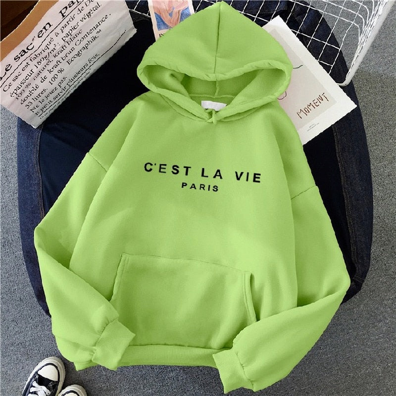 Letter print new hoodie