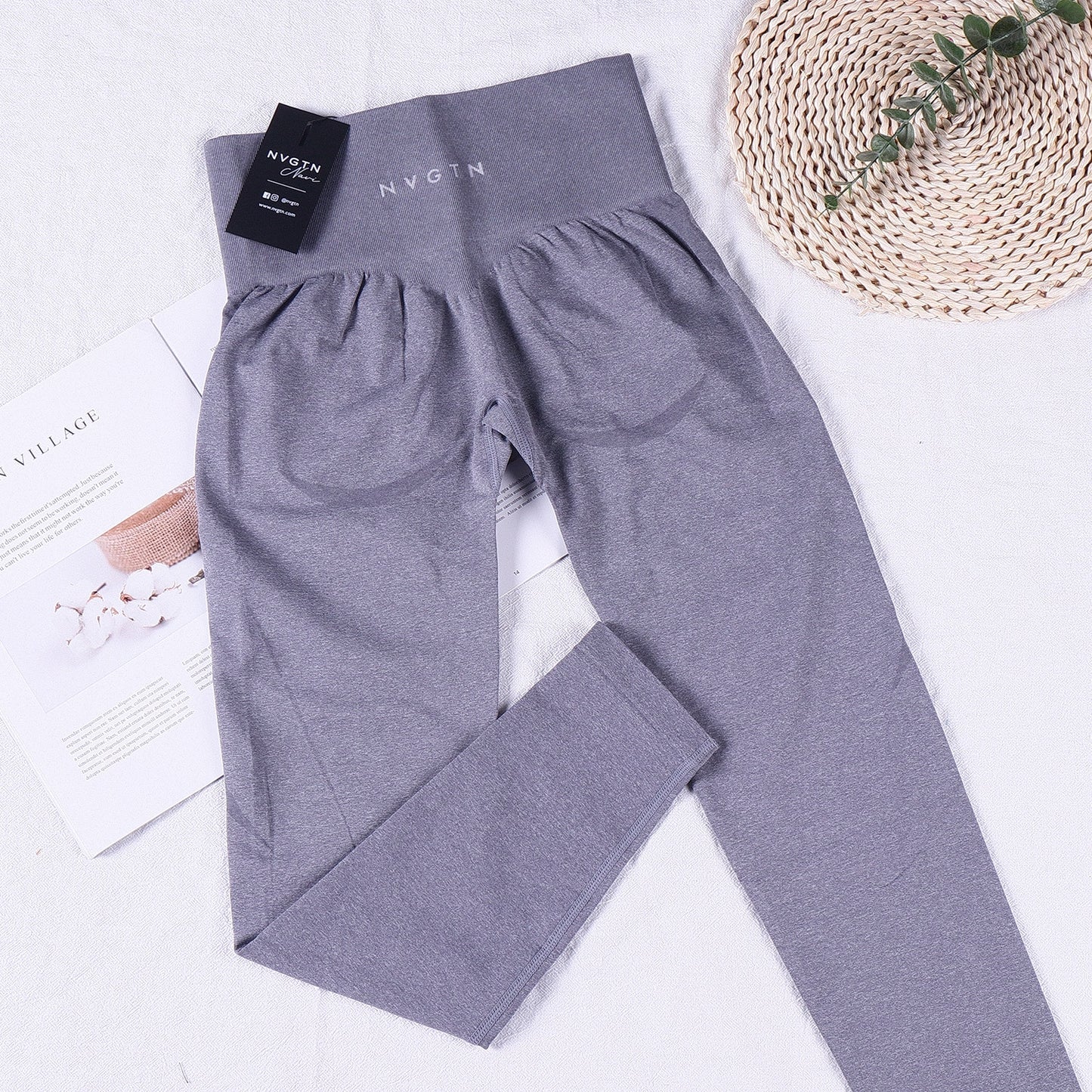 New Women Workout Yoga Pants Grey