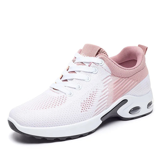 Mesh Air Cushion Women's Light Sports Trainers Elegant Shoes