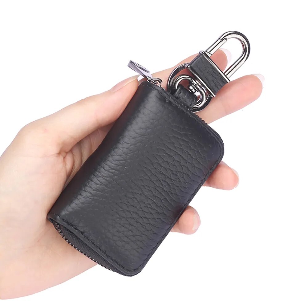 New Key Case Genuine Leather Multifunction Organizer Wallet