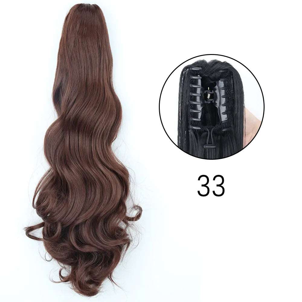 24Inch Heat Resistant Pony Tail Hair 33 24inches-60cm