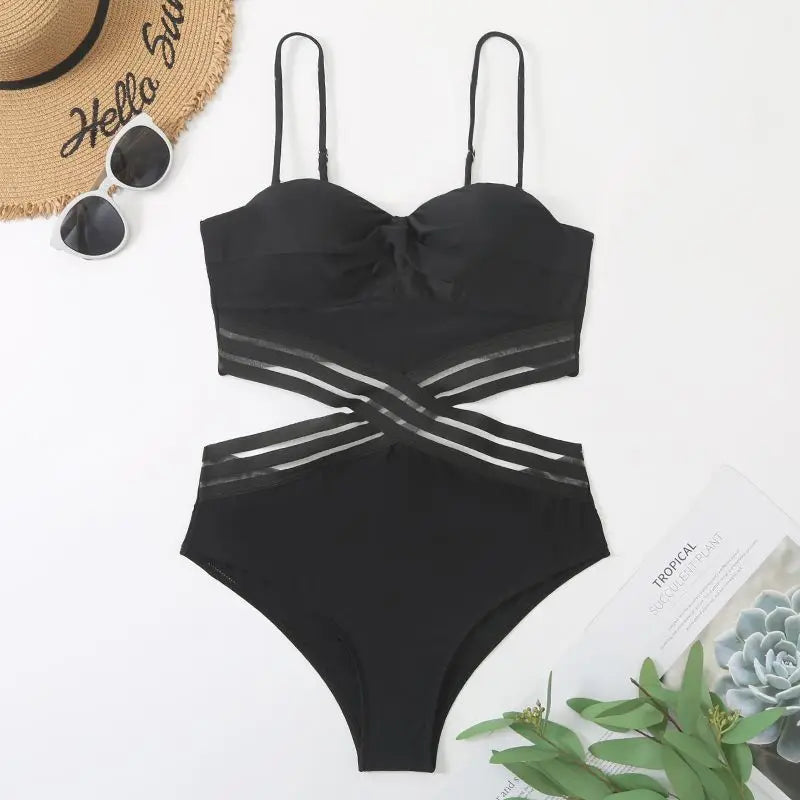 New Black Push Up Swimsuit