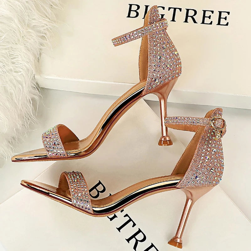 Rhinestone Women's High Heels