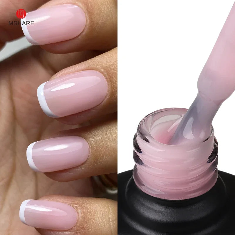 Milky White Base Gel Polish Nail base coat jelly base RS11