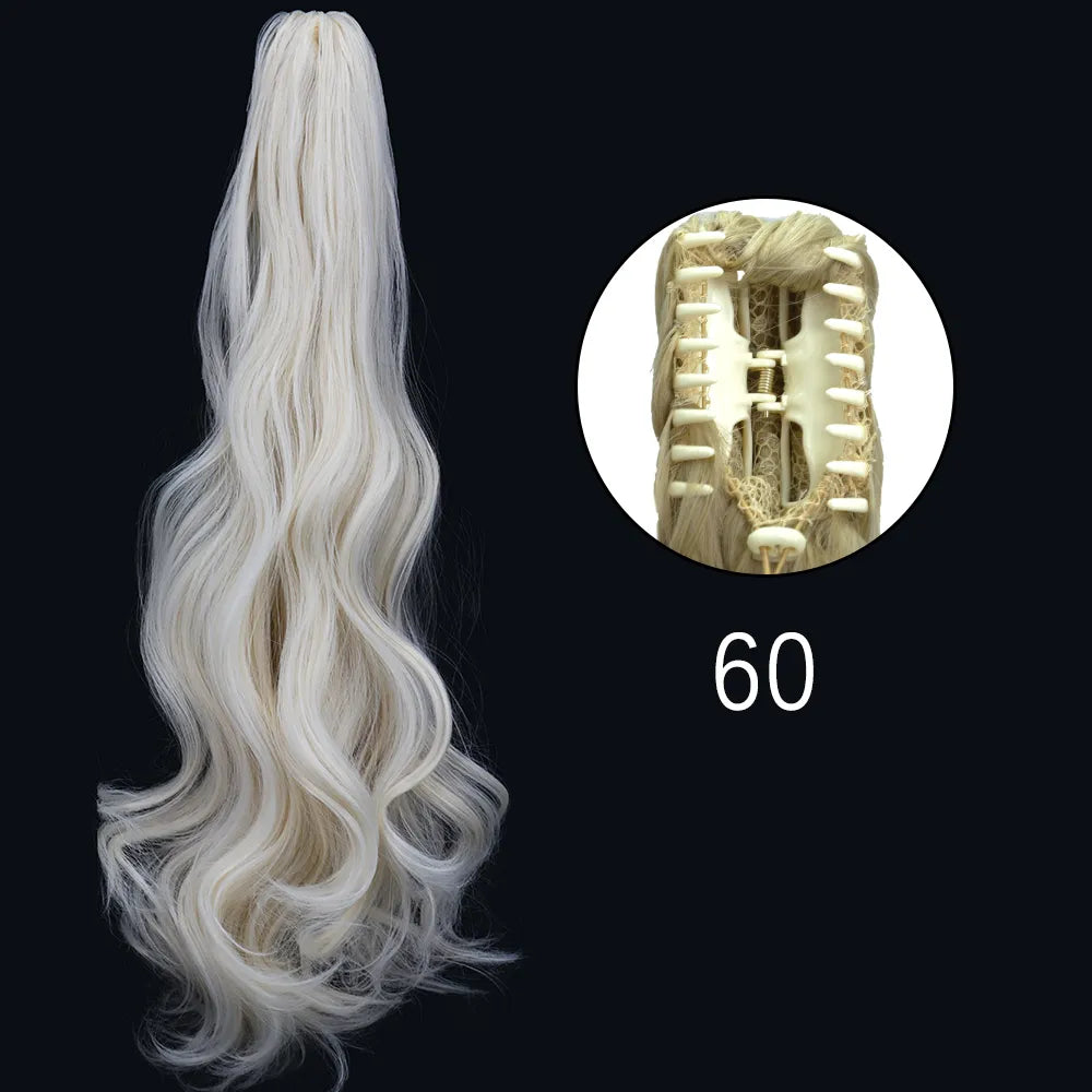 24Inch Heat Resistant Pony Tail Hair 60 1 24inches-60cm