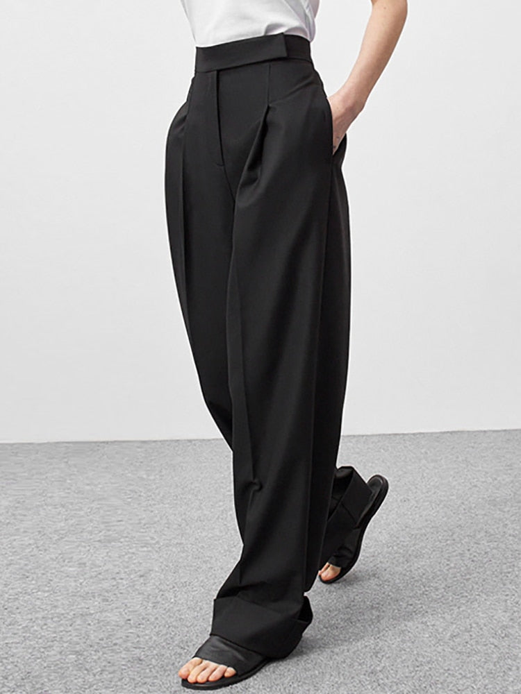 Women High Waist Pants Black Pants