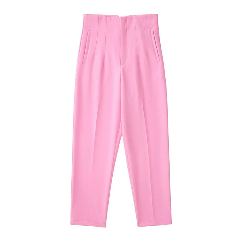 Women Pants 28 Color High Waist Pants