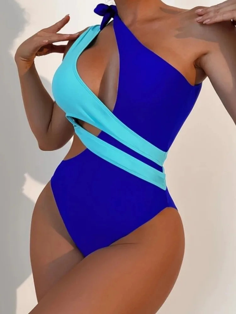 Women Sexy Cut Out Monokini Swimwear