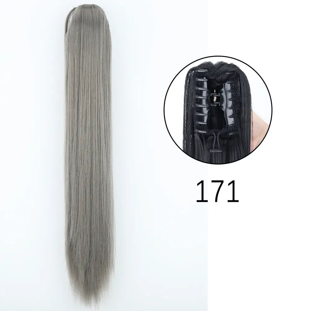 24Inch Heat Resistant Pony Tail Hair 171 24inches-60cm