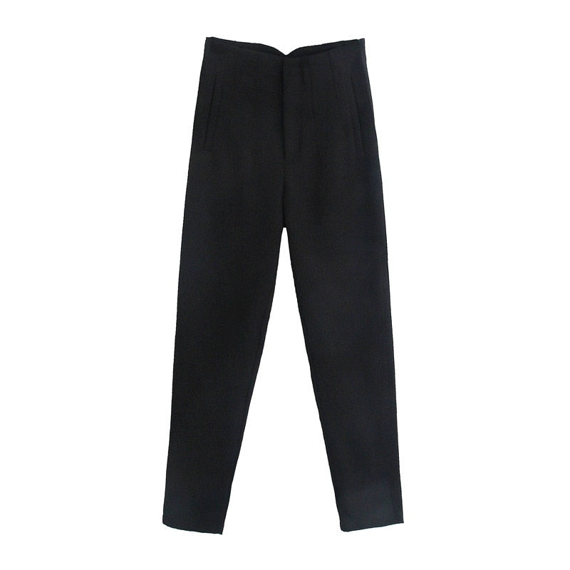 Women Pants 28 Color High Waist Pants Black