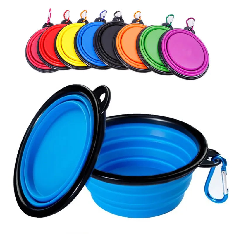 350ML/1000ML Foldable Silicone Pet Bowl