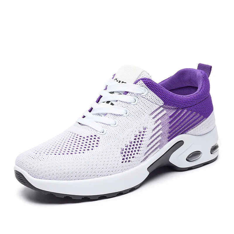 Mesh Air Cushion Women's Light Sports Trainers Elegant Shoes