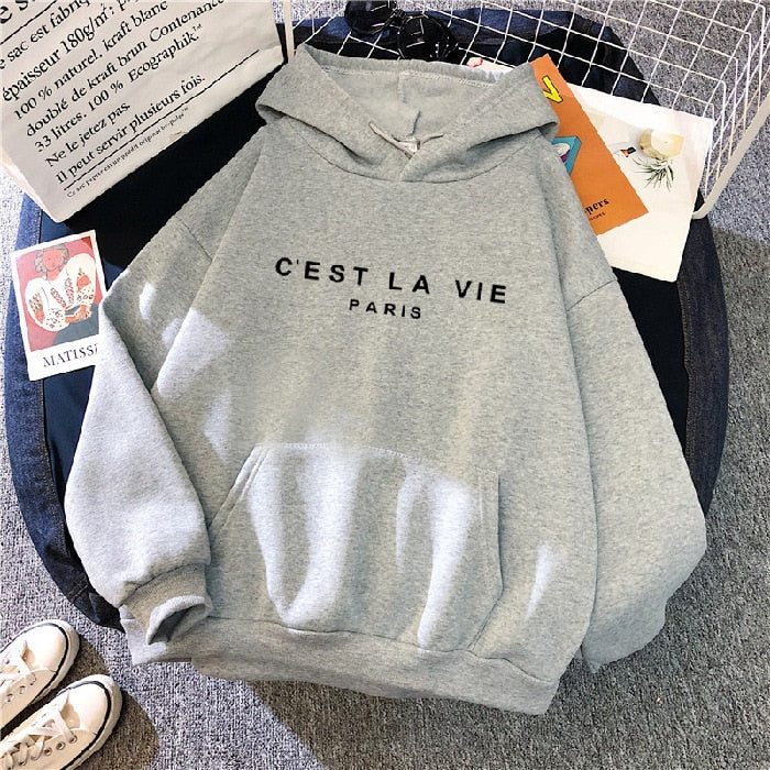 Letter print new hoodie