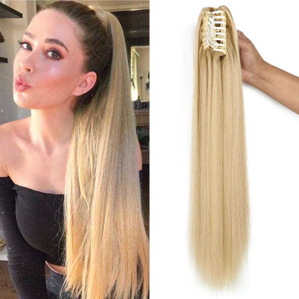 24Inch Heat Resistant Pony Tail Hair