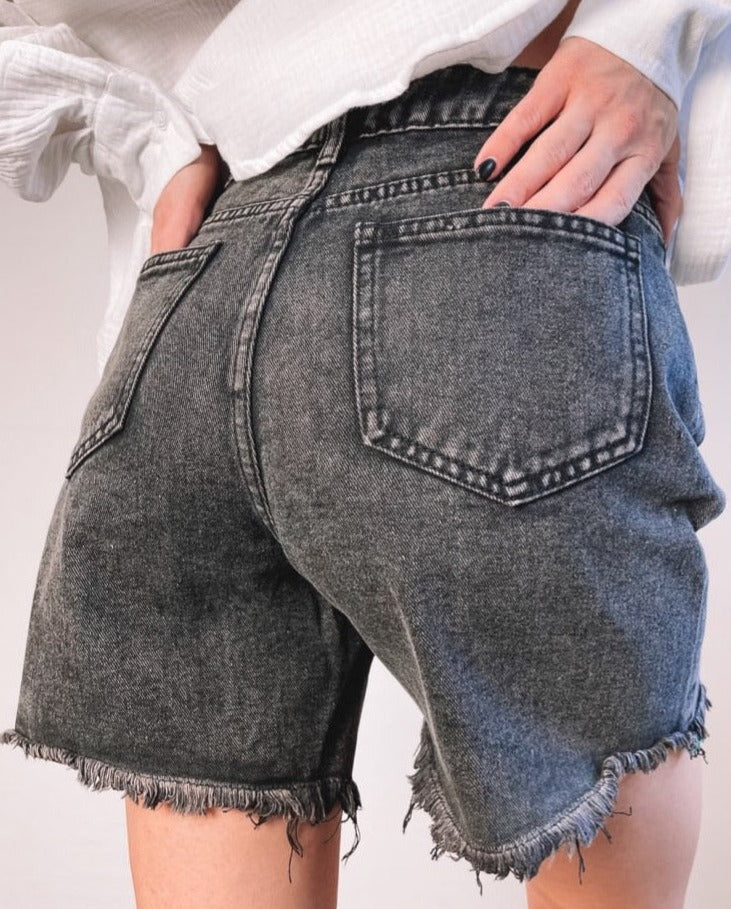 Summer High Waist Casual Chic Loose Jean Shorts