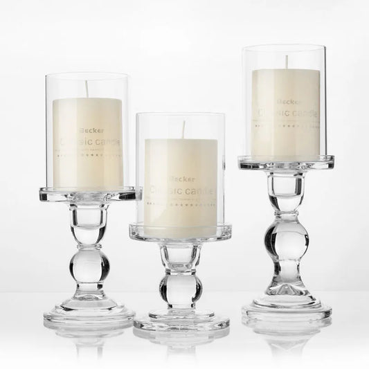 1pc 3.46 / 4.52 / 5.51 in Glass Candle stylish Holders