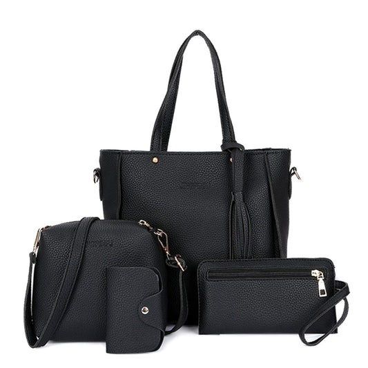 Women Handbags Purse Set