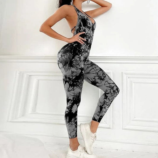 Women's Tracksuits Backless Yoga Set