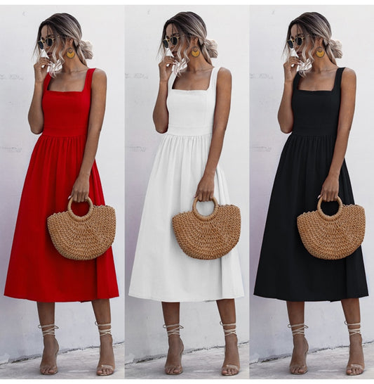 Summer Backless Sun Dress