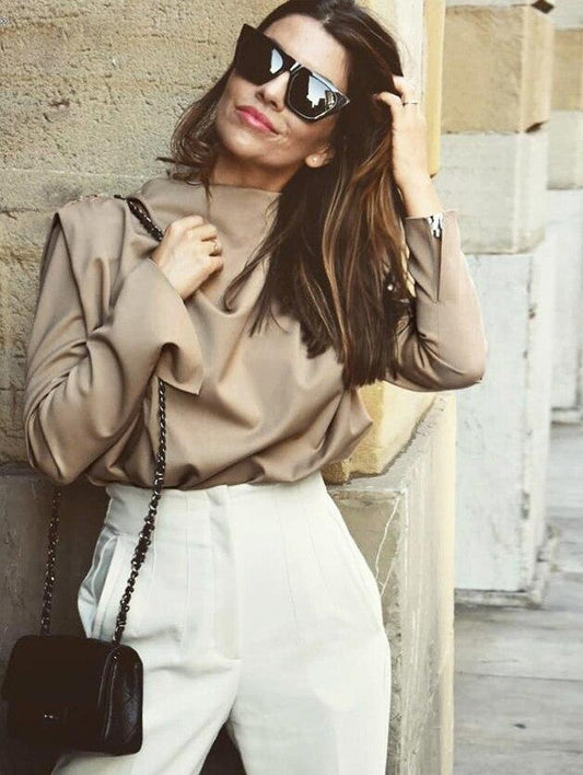 Solid colour Long Sleeve Shirt